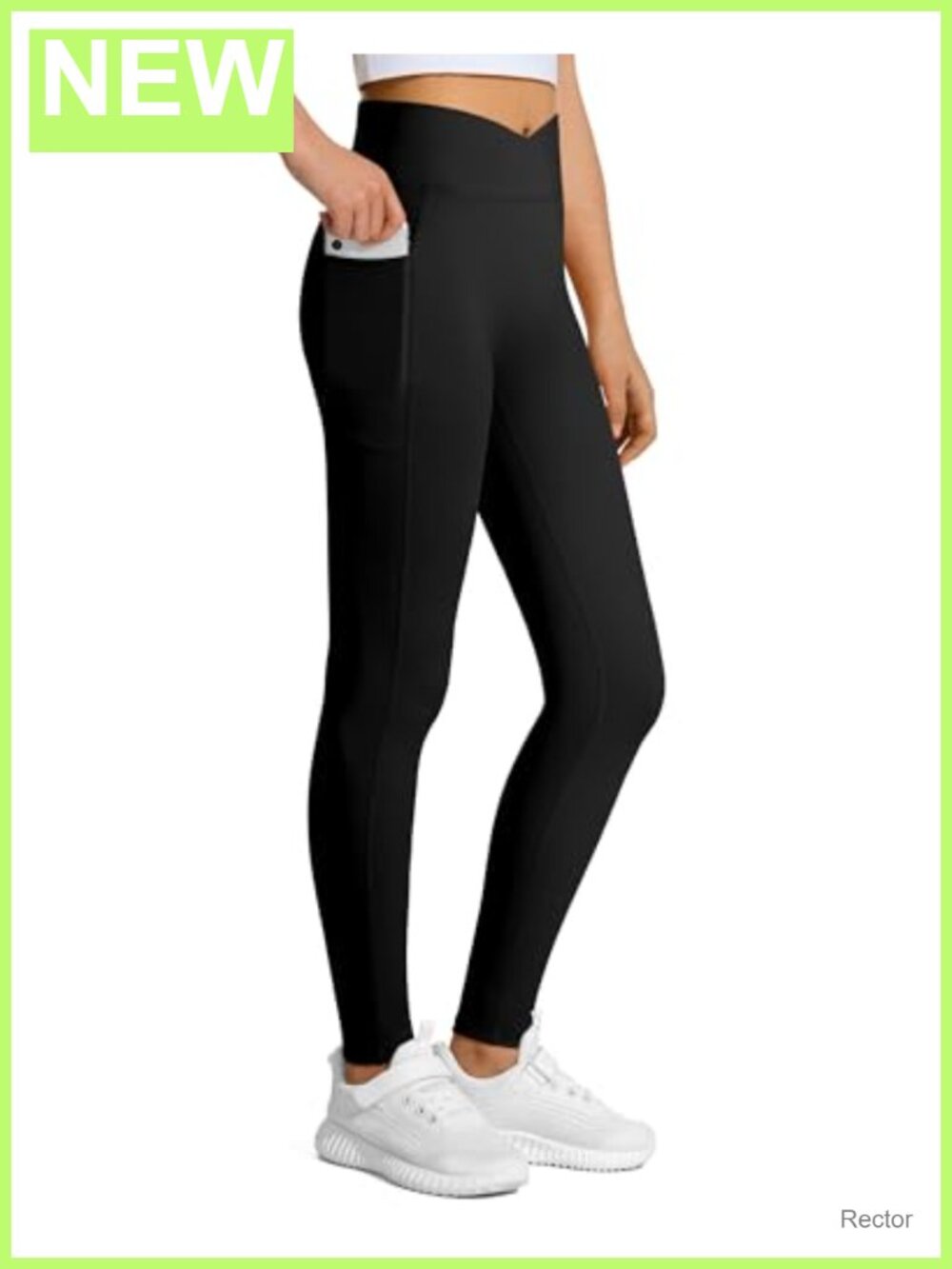 JOCMIC Girls Athletic Leggings High Waist Yoga Pants with Pockets